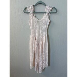 Hanky Panky Stretch Sheer Lace Chemise‎ Dress Coquette Bridal Lingerie Size S